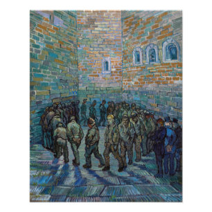 Vincent van Gogh - Der Gefängnishof Fotodruck