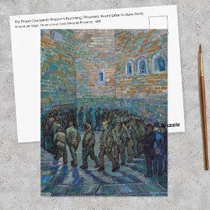 Vincent van Gogh - Der Gefängnishof Postkarte