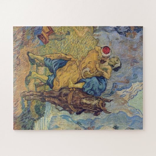 Vincent Van Gogh - Der gute Samariter Puzzle (Horizontal)