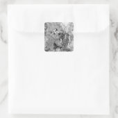 Vincent van Gogh | Der gute Samariter Quadratischer Aufkleber (Tasche)