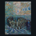 Vincent van Gogh - Der Hof des Gefängnisses Fotodruck<br><div class="desc">Der Hof des Gefängnisses / Gefangene,  die sich ausüben / Gefangene Runde - Vincent van Gogh,  1890</div>