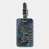 Vincent van Gogh - Der Hof des Gefängnisses Gepäckanhänger (Vorderseite vertikal)