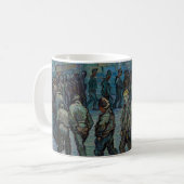 Vincent van Gogh - Der Hof des Gefängnisses Kaffeetasse (Vorderseite Links)