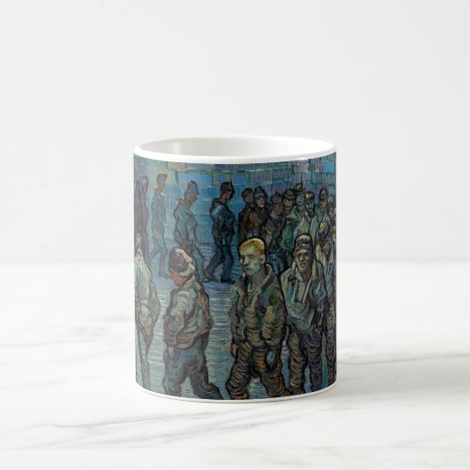 Vincent van Gogh - Der Hof des Gefängnisses Kaffeetasse (Mittel)