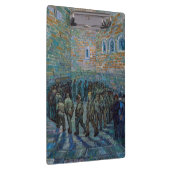 Vincent van Gogh - Der Hof des Gefängnisses Klemmbrett (Rechts)