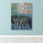 Vincent van Gogh - Der Hof des Gefängnisses Leinwanddruck (Insitu (Holzboden))
