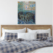 Vincent van Gogh - Der Hof des Gefängnisses Leinwanddruck (Insitu (Schlafzimmer))