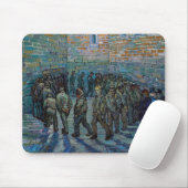 Vincent van Gogh - Der Hof des Gefängnisses Mousepad (Mit Mouse)