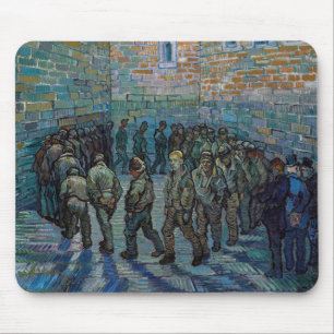 Vincent van Gogh - Der Hof des Gefängnisses Mousepad