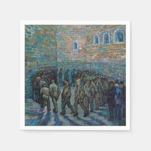 Vincent van Gogh - Der Hof des Gefängnisses Serviette