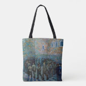 Vincent van Gogh - Der Hof des Gefängnisses Tasche (Rückseite)