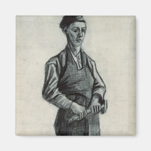 Vincent van Gogh der junge Schmied, 1882 Magnet