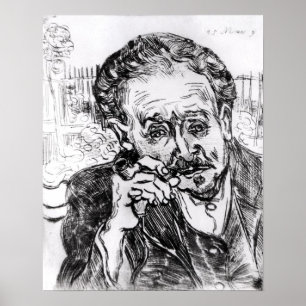 Vincent van Gogh Der Mann mit der Rohrleitung Poster