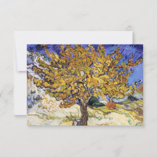 Vincent van Gogh - Der Maulbeerbaum Dankeskarte