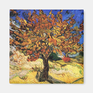 Vincent Van Gogh - Der Maulbeerbaum Fine Art Magnet