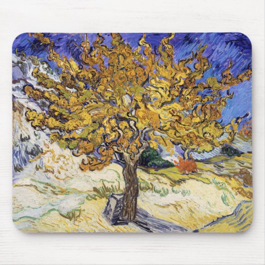 Vincent van Gogh - Der Maulbeerbaum Mousepad (Vorne)