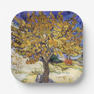 Vincent van Gogh - Der Maulbeerbaum Pappteller