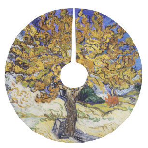 Vincent van Gogh - Der Maulbeerbaum Polyester Weihnachtsbaumdecke
