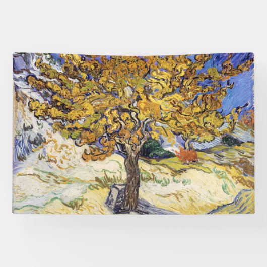 Vincent van Gogh - Der Mulberry-Baum Banner (Horizontal)