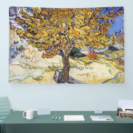 Vincent van Gogh - Der Mulberry-Baum Banner (Messe)