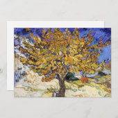 Vincent van Gogh - Der Mulberry-Baum Einladung (Vorne/Hinten)