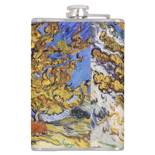 Vincent van Gogh - Der Mulberry-Baum Flachmann (Rückseite)