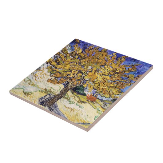Vincent van Gogh - Der Mulberry-Baum Fliese (Seite)