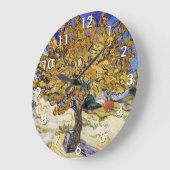 Vincent van Gogh - Der Mulberry-Baum Große Wanduhr (Winkel)