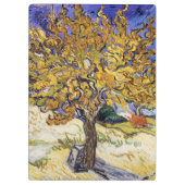 Vincent van Gogh - Der Mulberry-Baum Klemmbrett (Rückseite)