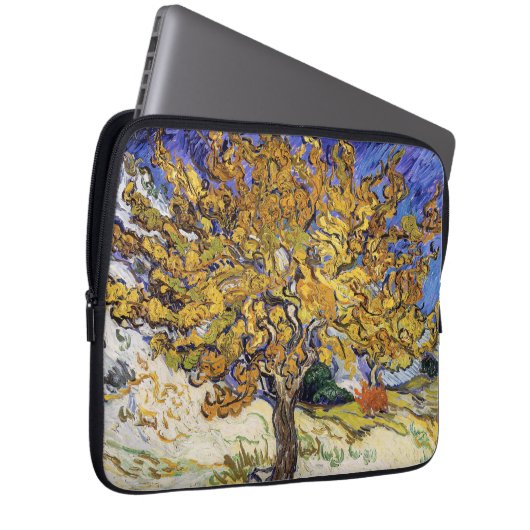 Vincent van Gogh - Der Mulberry-Baum Laptopschutzhülle (Vorne Rechts)