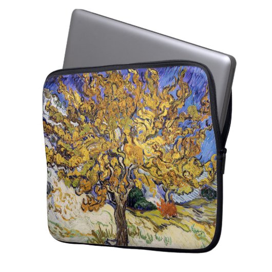 Vincent van Gogh - Der Mulberry-Baum Laptopschutzhülle (Vorderseite Links)