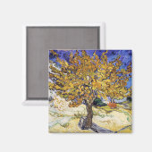 Vincent van Gogh - Der Mulberry-Baum Magnet (Vorderseite/Rückseite)