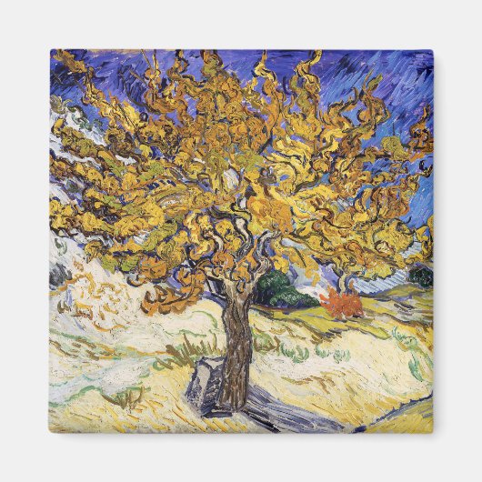 Vincent van Gogh - Der Mulberry-Baum Magnet (Vorne)