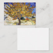 Vincent van Gogh - Der Mulberry-Baum Mitteilungskarte (Vorne/Hinten)