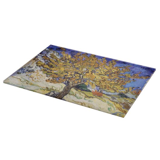 Vincent van Gogh - Der Mulberry-Baum Schneidebrett (Ecke)