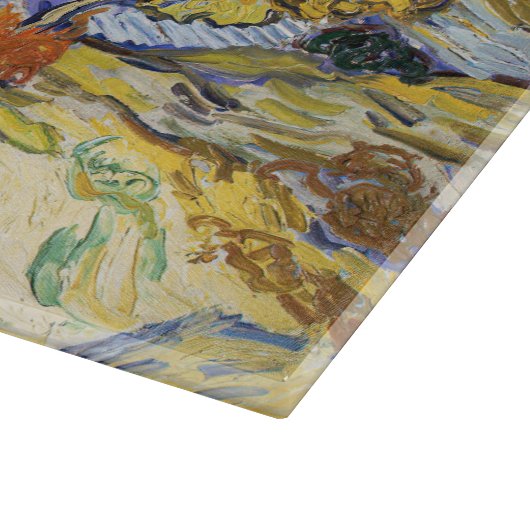 Vincent van Gogh - Der Mulberry-Baum Schneidebrett (Ecke)