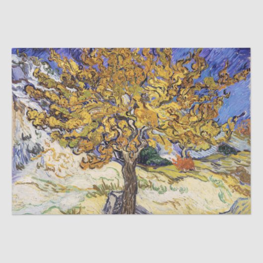 Vincent van Gogh - Der Mulberry-Baum Seidenpapier (Vorderseite)