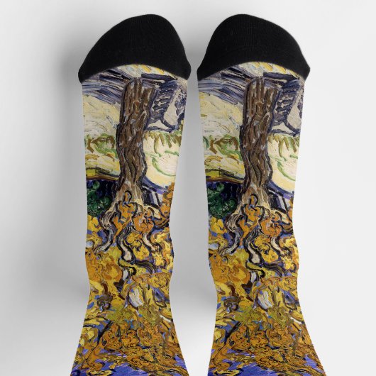 Vincent van Gogh - Der Mulberry-Baum Socken (Oben)
