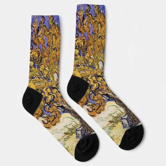 Vincent van Gogh - Der Mulberry-Baum Socken (Rechts)