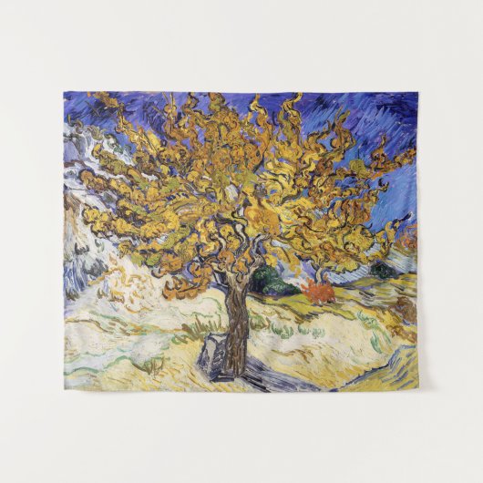 Vincent van Gogh - Der Mulberry-Baum Wandteppich (Vorderseite (Horizontal))