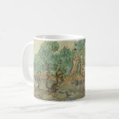 Vincent van Gogh | der olivgrüne Obstgarten Kaffeetasse (Vorderseite Links)