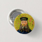 Vincent Van Gogh Der Postman Joseph Roulin Button (Vorne & Hinten)