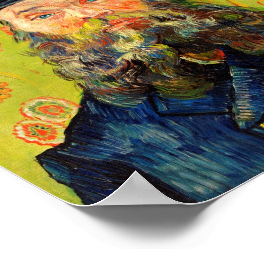 Vincent Van Gogh Der Postman Joseph Roulin Poster (Ecke)