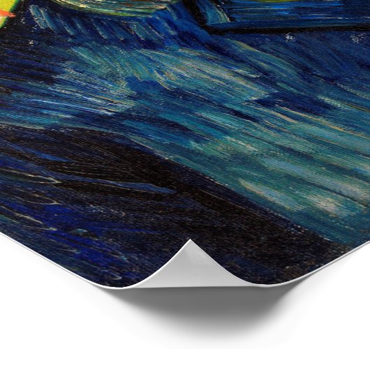 Vincent Van Gogh Der Postman Joseph Roulin Poster (Ecke)