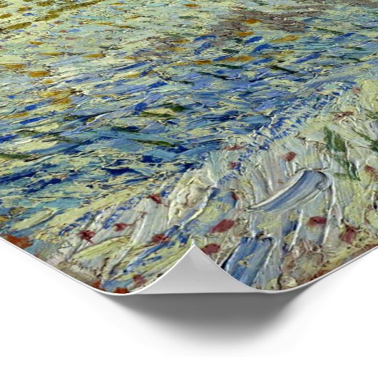 Vincent van Gogh Der rosa Pfirsichbaum Poster (Ecke)