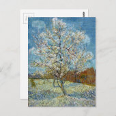 Vincent van Gogh Der rosa Pfirsichbaum Postkarte (Vorne/Hinten)