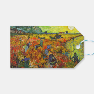 Vincent van Gogh - Der rote Weinberg Geschenkanhänger
