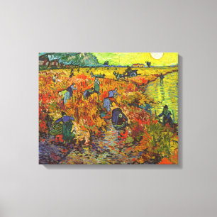 Vincent van Gogh - Der Rote Weinberg Leinwanddruck