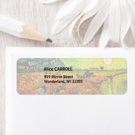 Vincent van Gogh - Der rote Weingarten (Insitu)