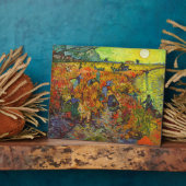 Vincent van Gogh - Der rote Weingarten Fotoplatte (Seite)
